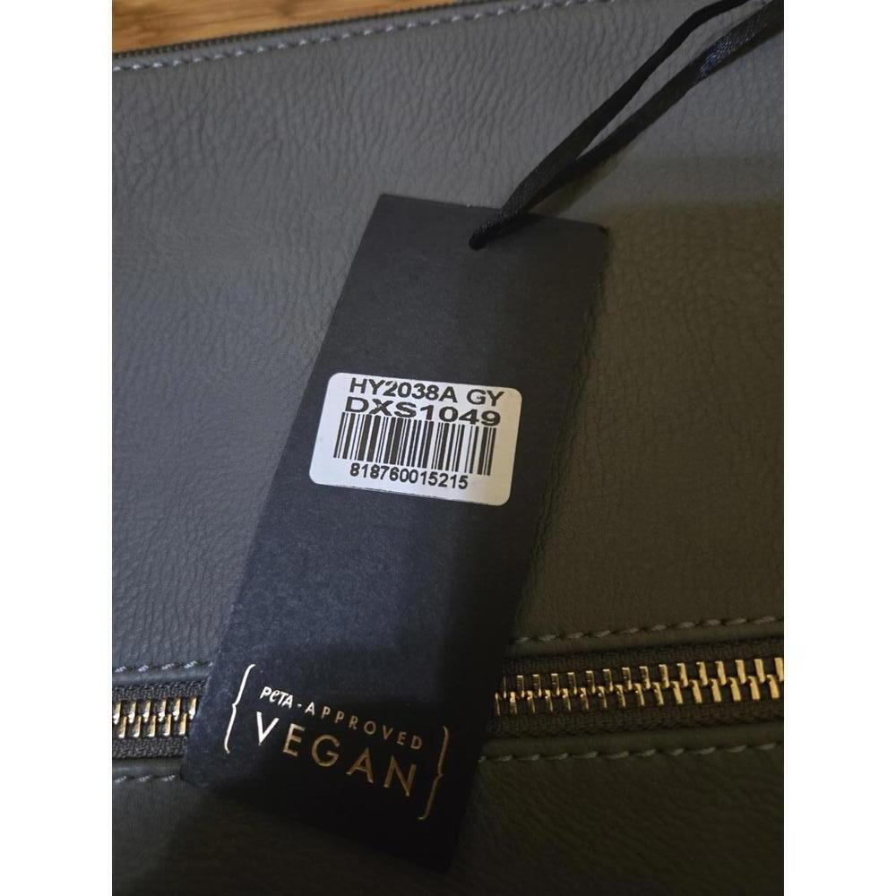 Deluxity PETA-Approved Vegan Crossbody Bag in Gray - Picture 2 of 4